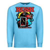 Ocean Blue RUSH MUSIC Premium Sweatshirt - linhVisuals