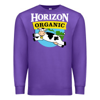 Purple horizon organic milk Premium Sweatshirt - linhVisuals