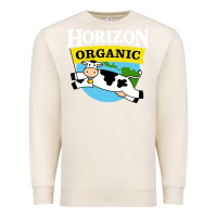 Sandshell horizon organic milk Premium Sweatshirt - linhVisuals