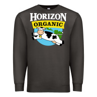 Smoke horizon organic milk Premium Sweatshirt - linhVisuals