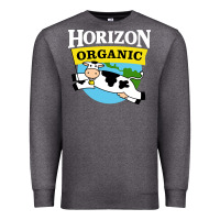 Charcoal Heather horizon organic milk Premium Sweatshirt - linhVisuals