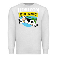 Oatmeal Heather horizon organic milk Premium Sweatshirt - linhVisuals