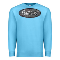 Ocean Blue Peterbilt Trucks Premium Sweatshirt - linhVisuals