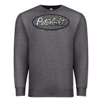 Charcoal Heather Peterbilt Trucks Premium Sweatshirt - linhVisuals