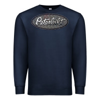 Navy Peterbilt Trucks Premium Sweatshirt - linhVisuals