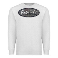 Oatmeal Heather Peterbilt Trucks Premium Sweatshirt - linhVisuals
