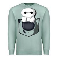 Seafoam baymax in pocket [tb] Premium Sweatshirt - linhVisuals