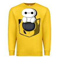 Lemon baymax in pocket [tb] Premium Sweatshirt - linhVisuals