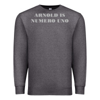 Charcoal Heather arnold is numero uno Premium Sweatshirt - linhVisuals