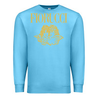Ocean Blue fiorucci Premium Sweatshirt - linhVisuals