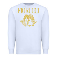 White fiorucci Premium Sweatshirt - linhVisuals