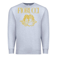 Heather Grey fiorucci Premium Sweatshirt - linhVisuals