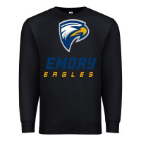Black emory eagles Premium Sweatshirt - linhVisuals