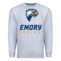 Heather Grey emory eagles Premium Sweatshirt - linhVisuals