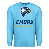Ocean Blue emory eagles Premium Sweatshirt - linhVisuals