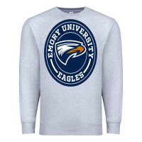 Heather Grey emory eagles Premium Sweatshirt - linhVisuals
