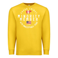 Lemon proud member of small fringe minority with unacceptable view t shirt Premium Sweatshirt - linhVisuals