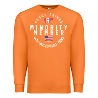 Carrot proud member of small fringe minority with unacceptable view t shirt Premium Sweatshirt - linhVisuals