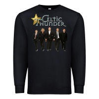 Black Celtic Thunder Premium Sweatshirt - linhVisuals