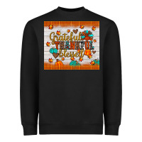 Black grateful thankful blessed Heavyweight Sweatshirt - JahusDesignShop
