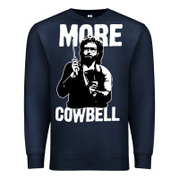 Navy more cowbell Premium Sweatshirt - linhVisuals