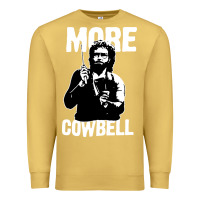 Antique Gold more cowbell Premium Sweatshirt - linhVisuals