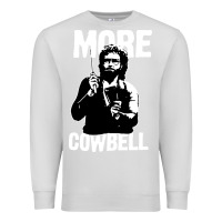 Dove Grey more cowbell Premium Sweatshirt - linhVisuals