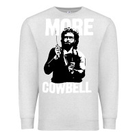 Oatmeal Heather more cowbell Premium Sweatshirt - linhVisuals