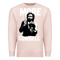 Pale Pink more cowbell Premium Sweatshirt - linhVisuals