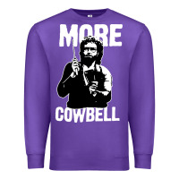 Purple more cowbell Premium Sweatshirt - linhVisuals