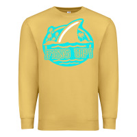 Antique Gold fins up ocean Premium Sweatshirt - linhVisuals