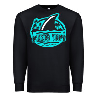 Fins Up Ocean Premium Sweatshirt | Teevron