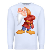White grumpy dopey dwarf Premium Sweatshirt - linhVisuals