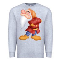 Heather Grey grumpy dopey dwarf Premium Sweatshirt - linhVisuals
