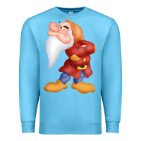 Ocean Blue grumpy dopey dwarf Premium Sweatshirt - linhVisuals
