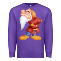Purple grumpy dopey dwarf Premium Sweatshirt - linhVisuals