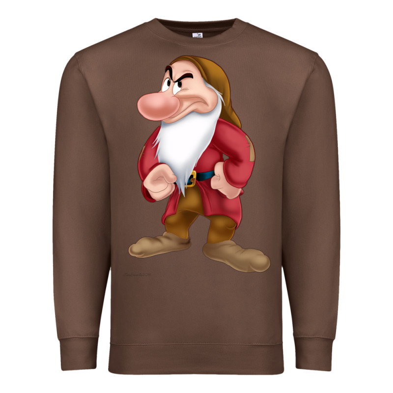 Grumpy Dopey Dwarf Premium Sweatshirt by linhVisuals | Teevron