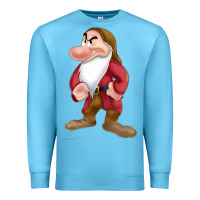 Ocean Blue grumpy dopey dwarf Premium Sweatshirt - linhVisuals