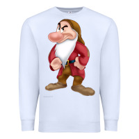 White grumpy dopey dwarf Premium Sweatshirt - linhVisuals