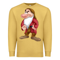 Antique Gold grumpy dopey dwarf Premium Sweatshirt - linhVisuals