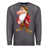 Charcoal Heather grumpy dopey dwarf Premium Sweatshirt - linhVisuals