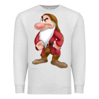 Oatmeal Heather grumpy dopey dwarf Premium Sweatshirt - linhVisuals