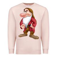 Pale Pink grumpy dopey dwarf Premium Sweatshirt - linhVisuals