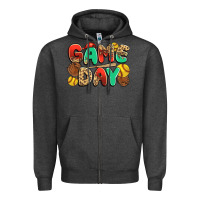 Charcoal Heather game day softball Zipper Hoodie - JahusDesignShop