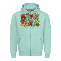 Seafoam game day softball Zipper Hoodie - JahusDesignShop