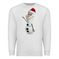 Oatmeal Heather olaf Premium Sweatshirt - linhVisuals