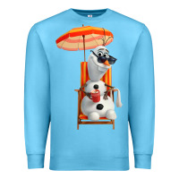 Ocean Blue olaf Premium Sweatshirt - linhVisuals