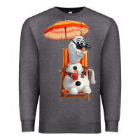 Charcoal Heather olaf Premium Sweatshirt - linhVisuals