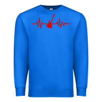 True Royal heartbeat electric guitar Premium Sweatshirt - linhVisuals