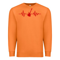 Carrot heartbeat electric guitar Premium Sweatshirt - linhVisuals